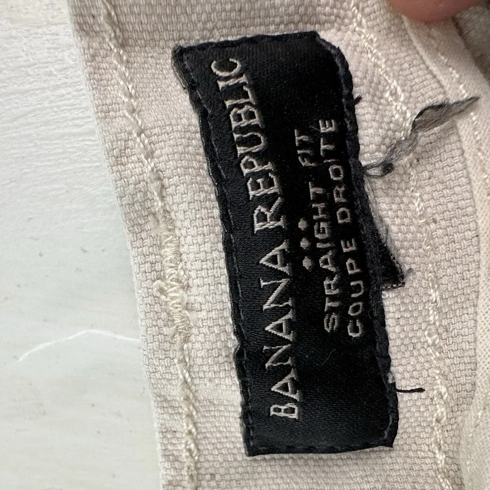 Banana Republic‎ Relaxed Double Knee Carpenter Pants Fits 31x25 Off White Cream